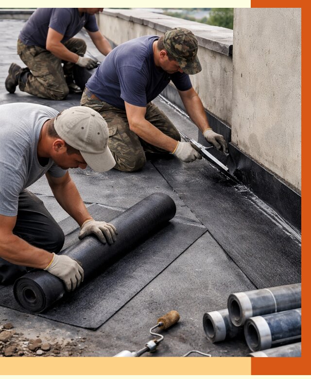 Гидроизоляция кровли в Горно-Алтайске от 4666 руб. — профессиональная гидроизоляция крыши | ТепломастерГрн