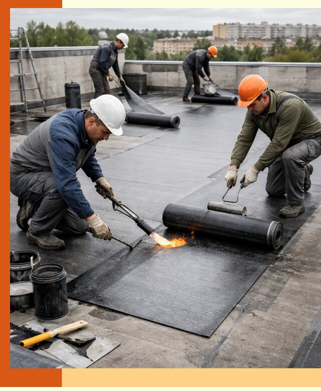 Профессиональная гидроизоляция плоской кровли в Горно-Алтайске