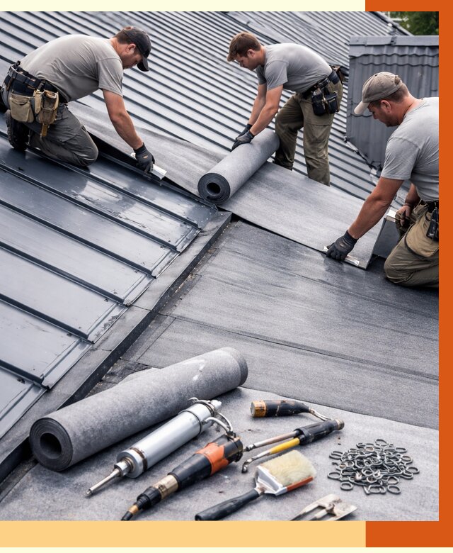 Гидроизоляция металлической кровли полимочевиной в Горно-Алтайске от 8813 руб. | ТепломастерГрн