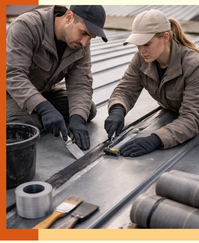 Гидроизоляция фальцевой кровли в Горно-Алтайске качественно и надежно