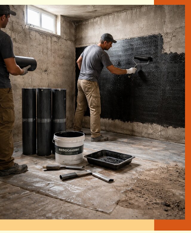 Гидроизоляция подвала в Горно-Алтайске от 3629 руб. под ключ | Профессионально — ТепломастерГрн
