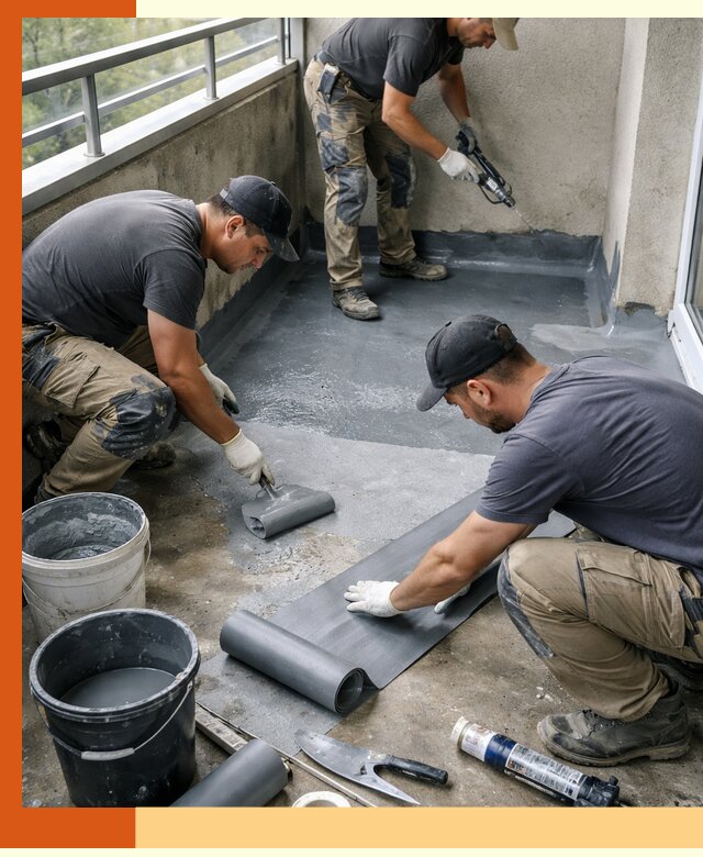 Гидроизоляция балкона в Горно-Алтайске: надежная защита от протечек