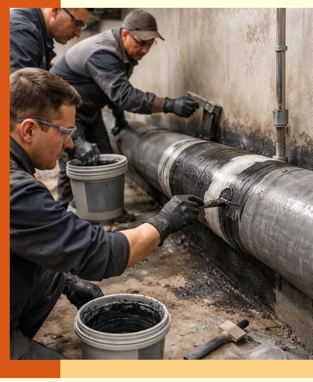 Гидроизоляция труб в Горно-Алтайске — защита и герметизация коммуникаций