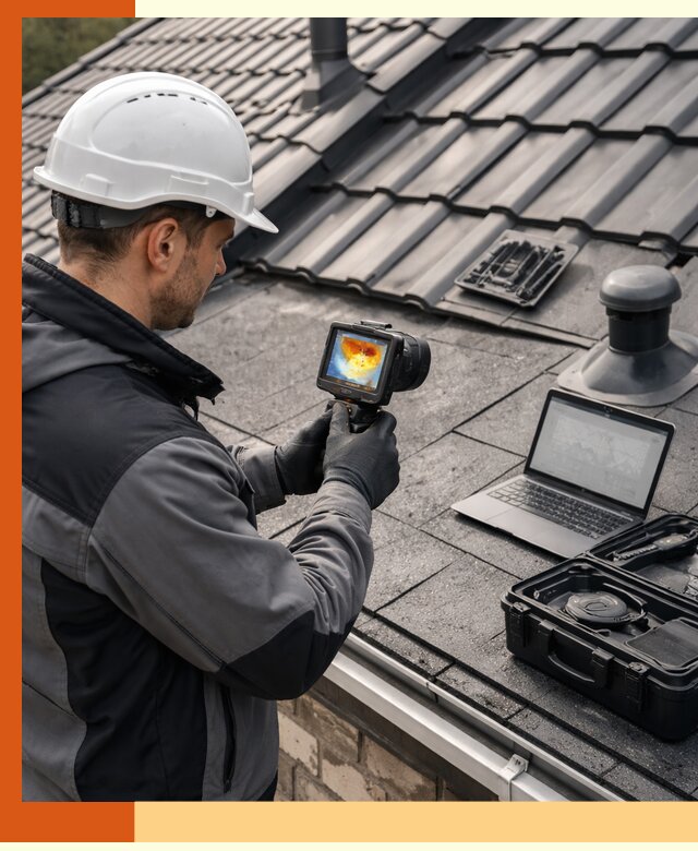 Тепловизионное обследование кровли в Горно-Алтайске для выявления дефектов