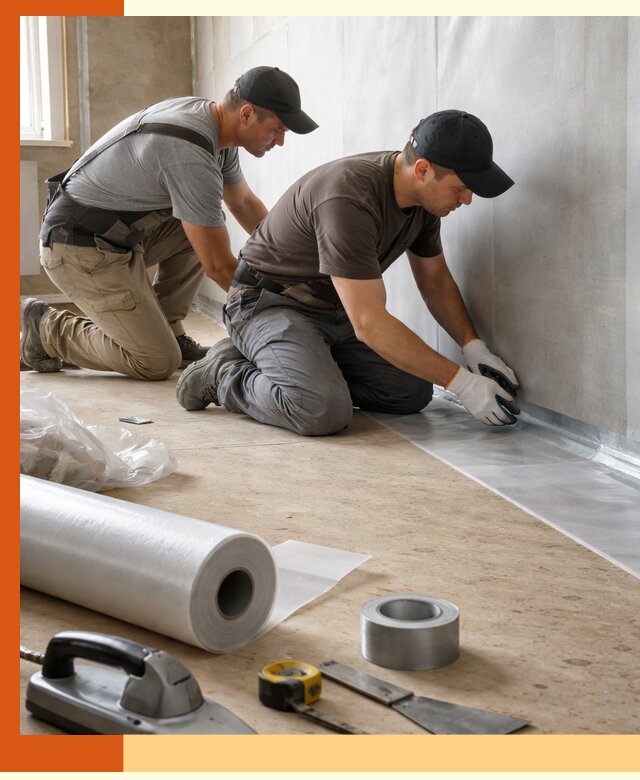 Монтаж пароизоляции для дома и помещений в Горно-Алтайске