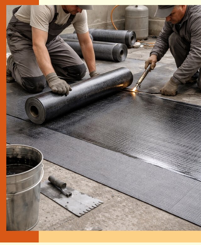 Монтаж гидроизоляционной мембраны в Горно-Алтайске для зданий и конструкций