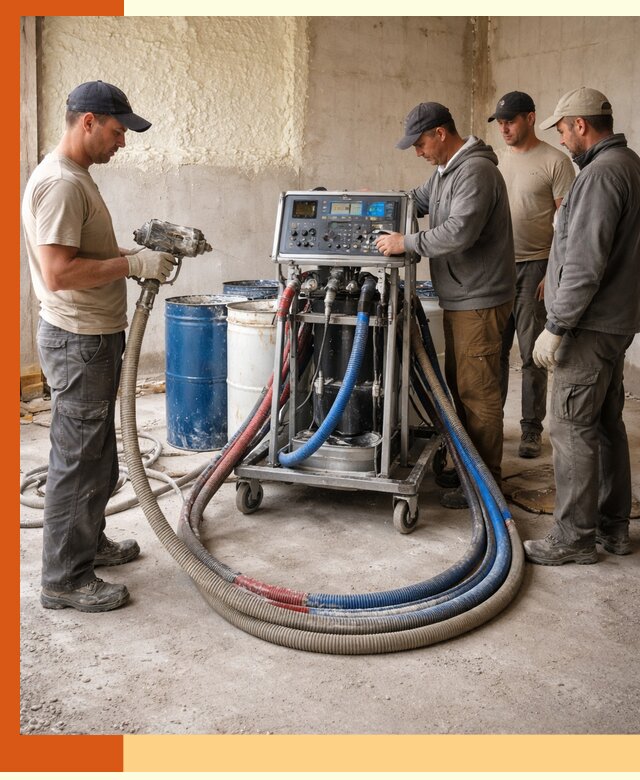 Аренда установки для напыления ППУ в Горно-Алтайске на выгодных условиях